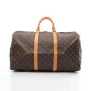 Pre-owned Canvas travel-bags Louis Vuitton Vintage , Brown , Dames