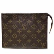 Pre-owned Canvas clutches Louis Vuitton Vintage , Brown , Dames