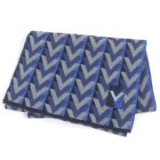 Pre-owned Wool scarves Louis Vuitton Vintage , Blue , Dames