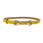 Pre-owned Metal belts Gucci Vintage , Yellow , Dames