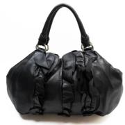 Pre-owned Leather prada-bags Prada Vintage , Black , Dames