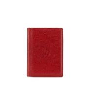 Pre-owned Leather wallets Chanel Vintage , Red , Dames