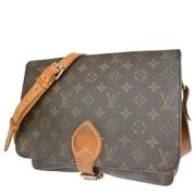 Pre-owned Canvas louis-vuitton-bags Louis Vuitton Vintage , Brown , Da...