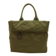 Pre-owned Leather prada-bags Prada Vintage , Green , Dames