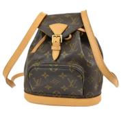 Pre-owned Canvas backpacks Louis Vuitton Vintage , Brown , Dames