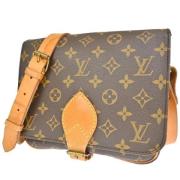 Pre-owned Canvas louis-vuitton-bags Louis Vuitton Vintage , Brown , Da...