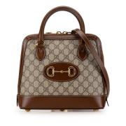 Pre-owned Fabric gucci-bags Gucci Vintage , Beige , Dames