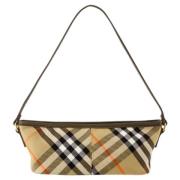 Cotton handbags Burberry Vintage , Beige , Dames