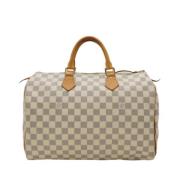 Pre-owned Canvas louis-vuitton-bags Louis Vuitton Vintage , White , Da...