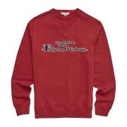 Handtekening Logo Sweat Rood Ben Sherman , Red , Heren