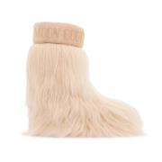 Imitatiebont Sneeuwlaarzen Moon Boot , Pink , Dames