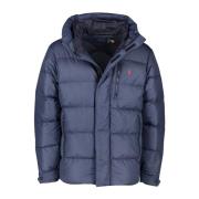 Donkerblauwe winterjas Polo Ralph Lauren , Blue , Heren