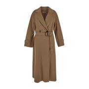 Ebano Wollen Jas Max Mara , Brown , Dames