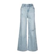 Casual Denim Broek voor Mannen Tommy Jeans , Blue , Dames