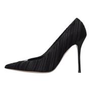 Met hak zwart Casadei , Black , Dames