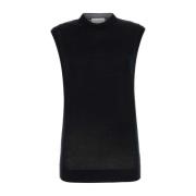 Zwarte wollen blend Odissea top Sportmax , Black , Dames