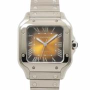 Pre-owned Glass watches Cartier Vintage , Brown , Heren