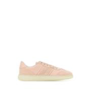 Pastelroze Leren Sneakers Salvatore Ferragamo , Pink , Dames