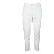 Denim Stretch Jeans Cycle , White , Heren