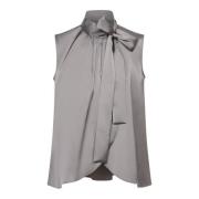 Grijze Top voor Vrouwen Aw24 Blanca Vita , Gray , Dames