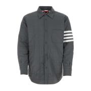 Stijlvolle Donkergrijze Donsjas Thom Browne , Gray , Heren