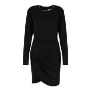 Mini jurk met ronde halslijn Silvian Heach , Black , Dames