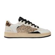 Gouden Chelsea Sneakers met dierenprintdetails Crime London , Multicol...