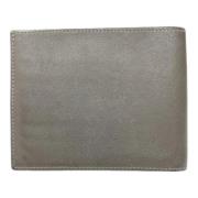 Pre-owned Leather wallets Hermès Vintage , Gray , Dames