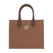 Canvas handtas met La Medusa-hardware Versace , Beige , Dames