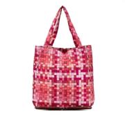 Pre-owned Silk totes Hermès Vintage , Pink , Dames