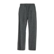 Wollen broek voor vrouwen Max Mara , Black , Dames