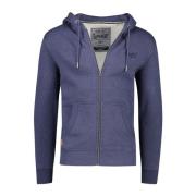 Blauwe Rits Hoodie Superdry , Blue , Heren