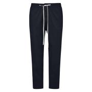 Slim Fit Jogger Style Chino Broek Drykorn , Black , Heren