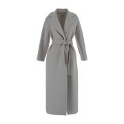 Virgin Wool Poldo Coat Max Mara , Gray , Dames