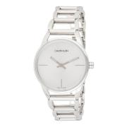 Kwarts Horloge Stijlvol Ontwerp Charme Calvin Klein , Gray , Dames