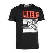 Witte T-shirt voor heren Bikkembergs , Black , Heren