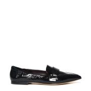 Zwarte lakleren loafers 0946 Pomme D'or , Black , Dames