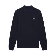 Klassiek Polo Shirt voor Mannen Fred Perry , Blue , Heren