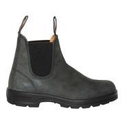 Rustic Black Chelsea Boot Blundstone , Black , Heren