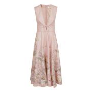 Roze & Paarse Waverly Midi Jurk Zimmermann , Multicolor , Dames