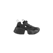 Zwarte Sneakers met Tweedelige Rubberen Zool Comme des Garçons , Black...