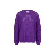 Paarse Sia Sweater Lofty Manner , Purple , Dames