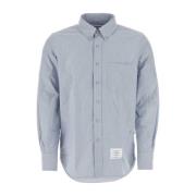 Cerulean Oxford Overhemd Thom Browne , Blue , Heren