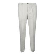 Katoenen Linnen Broek Briglia , White , Heren