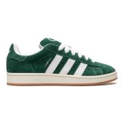 Groene Campus Sneakers met 3 strepen Adidas , Green , Heren