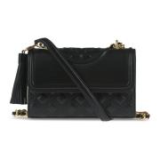 Omkeerbare schoudertas in zwart Tory Burch , Black , Dames