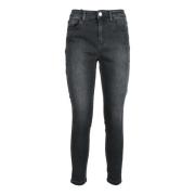 Lyocell Blend Skinny Jeans Marella , Gray , Dames