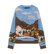 Wintertrui met decoratief patroon Max Mara Weekend , Multicolor , Dame...