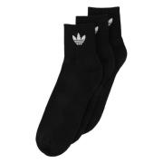 Mid-Cut 3-Pack Sokken Adidas , Black , Unisex