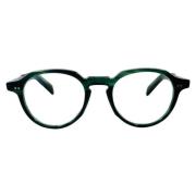 Retro Ronde Zonnebril - Groen Cutler And Gross , Green , Unisex